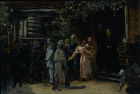 Visiting a Hermit, 1870s. Artist: Perov, Vasili Grigoryevich (1834-1882)