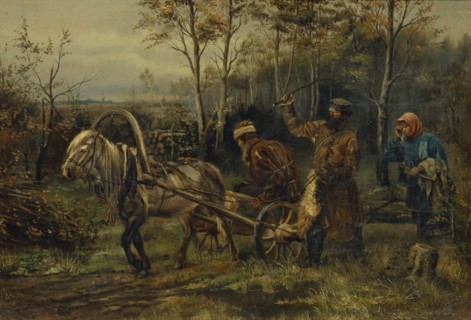 Wood Stealer. Artist: Pryanishnikov, Illarion Mikhailovich (1840-1894)