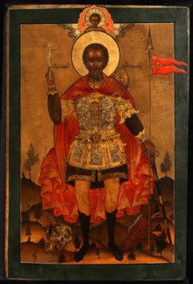 Saint Martyr John the Warrior, End of 17th cen.. Artist: Russian icon