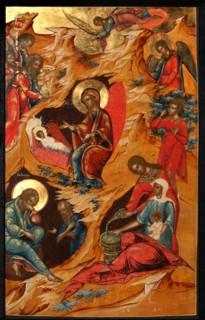 The Nativity of Christ, 18th century. Artist: Russian icon