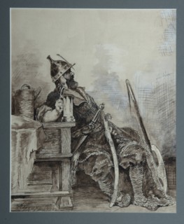Bogatyr, 1893. Artist: Ryabushkin, Andrei Petrovich (1861-1904)