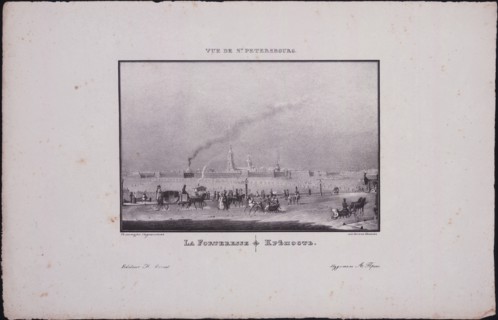 Views of Saint Petersburg. The Peter and Paul Fortress, 1833. Artist: Sadovnikov, Vasily Semyonovich (1800-1879)