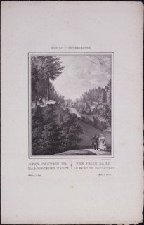 Views of Saint Petersburg. View of the Park in Pavlovsk, 1833. Artist: Sadovnikov, Vasily Semyonovich (1800-1879)
