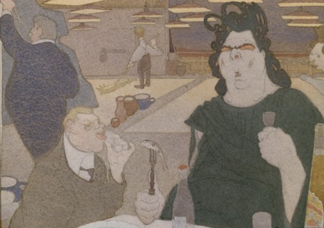 Fyodor Shalyapin (Caricature), 1910s. Artist: Shcherbov, Pavel Yegorovich (1866-1938)