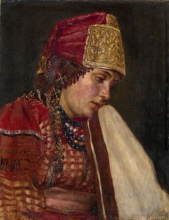 Boyar's Wife. Artist: Surikov, Vasili Ivanovich (1848-1916)