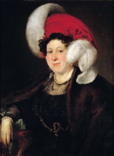 Portrait of Countess Natalia Alexandrovna Zubova (1775-1844), née Suvorova, 1834. Artist: Tropinin, Vasili Andreyevich (1776-1857)