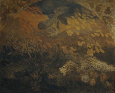 The Night, 1904. Artist: Utkin, Pyotr Savvich (1877-1934)