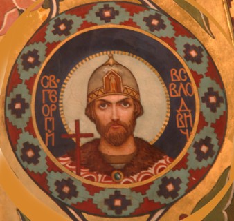 Saint Georgy II Vsevolodovich (1189-1238), Grand Prince of Vladimir, 1885-1896. Artist: Vasnetsov, Viktor Mikhaylovich (1848-1926)