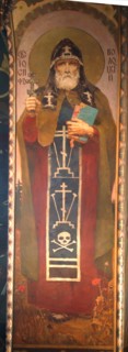 Saint Joseph of Volotsk, 1885-1896. Artist: Vasnetsov, Viktor Mikhaylovich (1848-1926)