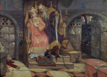 Koschei the Immortal, 1917-1926. Artist: Vasnetsov, Viktor Mikhaylovich (1848-1926)