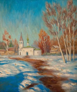 Spring Landscape. Artist: Vinogradov, Sergei Arsenyevich (1869-1938)