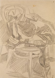 Plaid on the chair, 1904. Artist: Vrubel, Mikhail Alexandrovich (1856-1910)