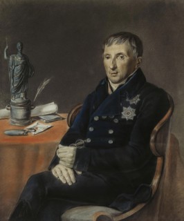 Portrait of Alexey Nikolayevich Olenin (1763-1843), 1833. Artist: Anonymous