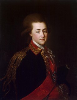 Portrait of the palace-aide-de-camp Alexander Lanskoy, the Catherine II' favorite, 1784. Artist: Anonymous