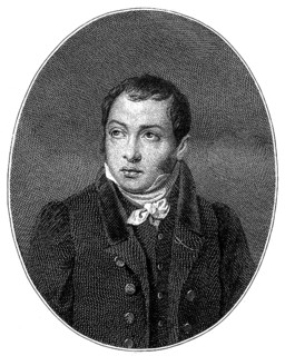 Portrait of the author Faddei Bulgarin (1789-1859), 1828. Artist: Anonymous