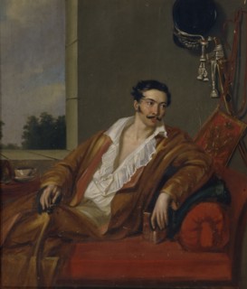 Portrait of Count Vasily Fyodorovich Gagarin, c. 1810. Artist: Anonymous