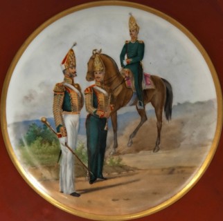 Russian Grenadiers (Plate), 1850s. Artist: Anonymous