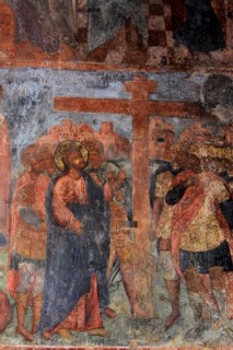 Fresco in the Cathedral of Our Lady of the Sign, Novgorod, Early 18th cen.. Artist: Bakhmatov, Ivan Yakovlevich (active Early 18th cen.)