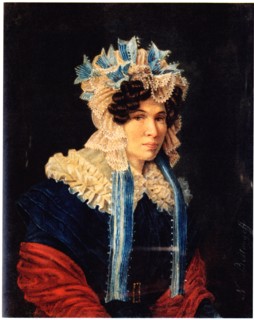 Portrait of Lyubov Ivanovna Stepovaya (1783-1858), 1927. Artist: Bestuzhev, Nikolai Alexandrovich (1791-1855)