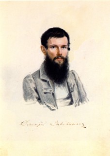 Portrait of Decembrist Dmitry Zavalishin (1804-1892), 1839. Artist: Bestuzhev, Nikolai Alexandrovich (1791-1855)