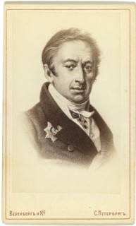 Portrait of the author and Historian Nikolay M. Karamzin (1766-1826). Artist: Borel, Pyotr Fyodorovich (1829-1898)