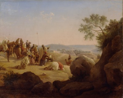 Pilgrims Before Jerusalem, 1831. Artist: Chernetsov, Nikanor Grigoryevich (1805-1879)
