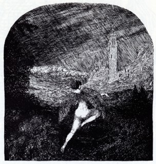 Romanticism. Symbolist magazine Vesy (The Balance), 1905. Artist: Feofilaktov, Nikolai Petrovich (1878-1941)