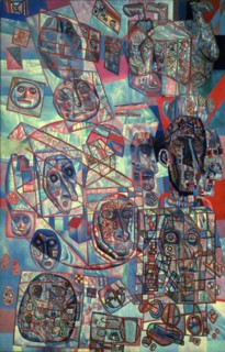 The Man in the World, 1925. Artist: Filonov, Pavel Nikolayevich (1883-1941)