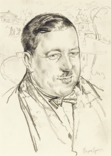 Portrait of the artist Ilya Mashkov. Artist: Grigoriev, Boris Dmitryevich (1886-1939)