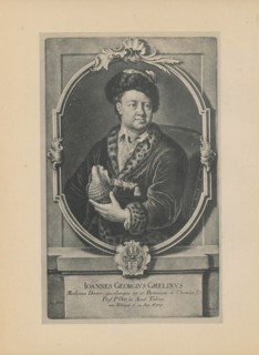 Portrait of the naturalist, botanist and geographer Johann Georg Gmelin (1709-1755), Mid of the 18th cen.. Artist: Haid (Hayd), Johann Jacob (1704-1767)