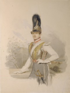 Portrait of Count Valentin Grigoryevich Stroganov (1801-1833), before 1832. Artist: Hau (Gau), Vladimir Ivanovich (1816-1895)