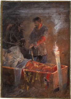 Sleeping Beauty, 1889. Artist: Karasin, Nikolai Nikolayevich (1842-1908)