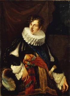 Portrait of Count Vasily Alekseevich Perovsky (1794-1857) in Spanish Costume of the 17th century, 1809. Artist: Kiprensky, Orest Adamovich (1782-1836)