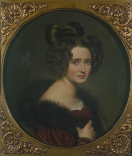 Portrait of Olimpiada Ryumina, 1826. Artist: Kiprensky, Orest Adamovich (1782-1836)