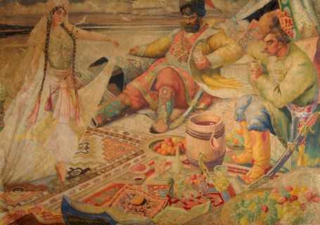 Stepan Razin. Artist: Kustodiev, Boris Michaylovich (1878-1927)