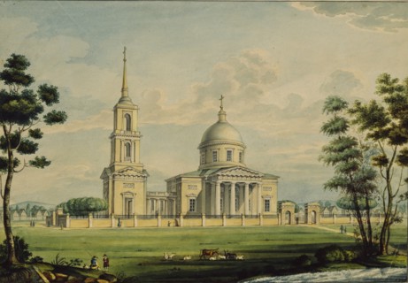 The Akhtyrka estate, 1827. Artist: Kutepov, Alexander Sergeyevich (1781-1855)