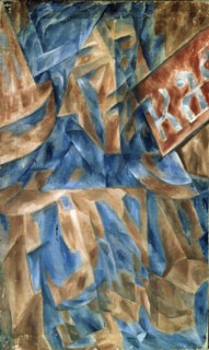 Lady in a café, 1910s. Artist: Le Dantyu, Mikhail Vasilyevich (1891-1917)