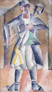Sas-musician. Artist: Le Dantyu, Mikhail Vasilyevich (1891-1917)