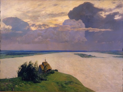 Over Eternal Peace, 1894. Artist: Levitan, Isaak Ilyich (1860-1900)