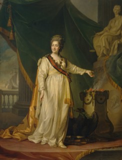 Catherine II as Legislator in the Temple of the Goddess of Justice, 1783. Artist: Levitsky, Dmitri Grigorievich (1735-1822)