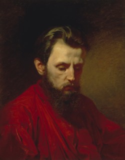 Portrait of the painter Vyacheslav Grigoryevich Schwarz (1838-1869), 1870. Artist: Litovchenko, Alexander Dmitrievich (1835-1890)