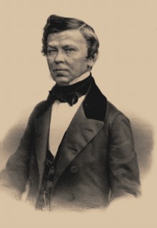 Portrait of the poet Vladimir Grigoryevich Benediktov (1807-1873), 1870. Artist: Lushev, Andrey Mikhaylovich (1822-?)