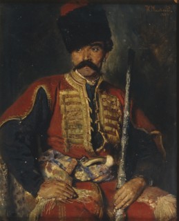 A Zaporozhian Cossack, 1884. Artist: Makovsky, Konstantin Yegorovich (1839-1915)