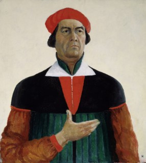 Self-portrait, 1933. Artist: Malevich, Kasimir Severinovich (1878-1935)