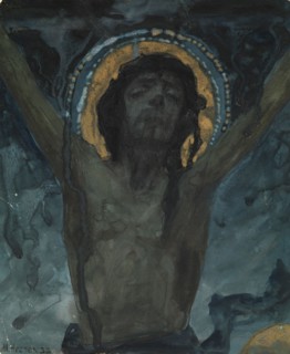Christ on the Cross. Artist: Nesterov, Mikhail Vasilyevich (1862-1942)