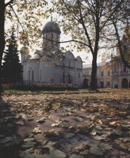 The Trinity Cathedral with the Tomb of Saint Sergius of Radonezh, 1422. Artist: Old Russian Architecture