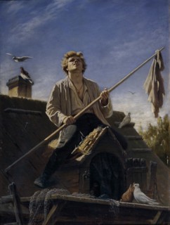 A pigeon fancier, 1874. Artist: Perov, Vasili Grigoryevich (1834-1882)