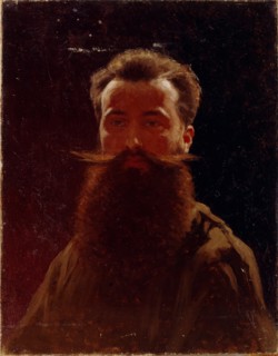 Self-Portrait, 1870s. Artist: Pryanishnikov, Illarion Mikhailovich (1840-1894)