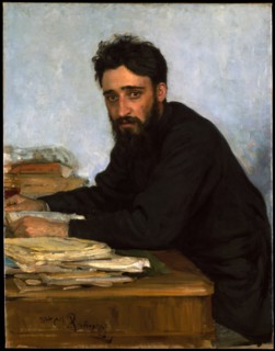 Portrait of the author Vsevolod M. Garshin (1855-1888), 1880s. Artist: Repin, Ilya Yefimovich (1844-1930)