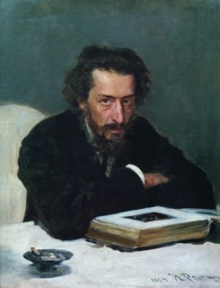 Portrait of composer Pavel Ivanovich Blaramberg, 1884. Artist: Repin, Ilya Yefimovich (1844-1930)